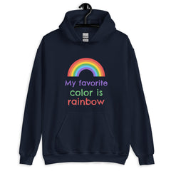 My Favorite Colour Is Rainbow Unisex Hoodie