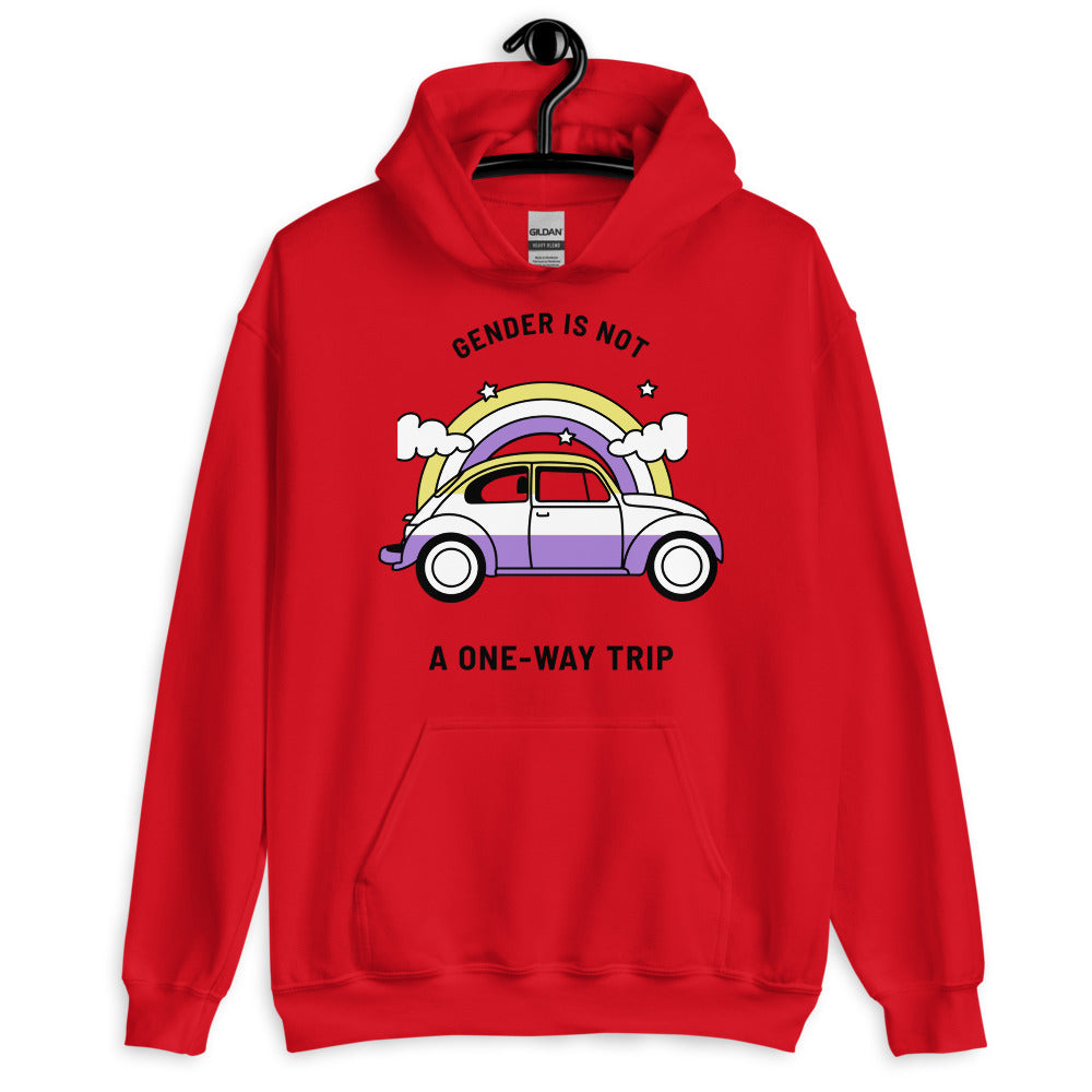 Gender Is Not A One-way Trip Unisex Hoodie