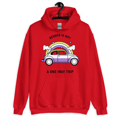 Gender Is Not A One-way Trip Unisex Hoodie