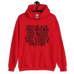Pro Hoe (Black Text) Unisex Hoodie