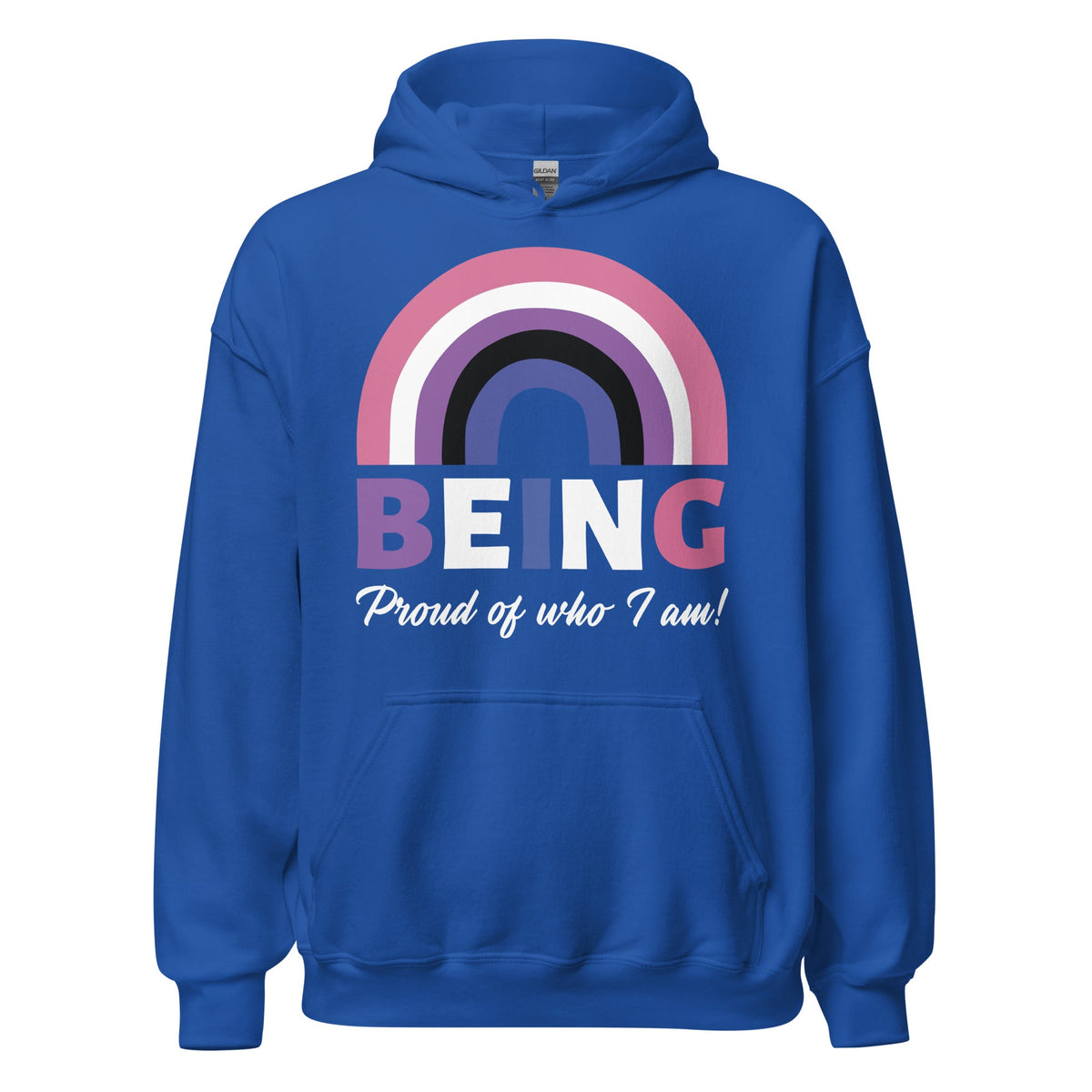 Being Proud Of Who I Am! Genderfluid Unisex Hoodie
