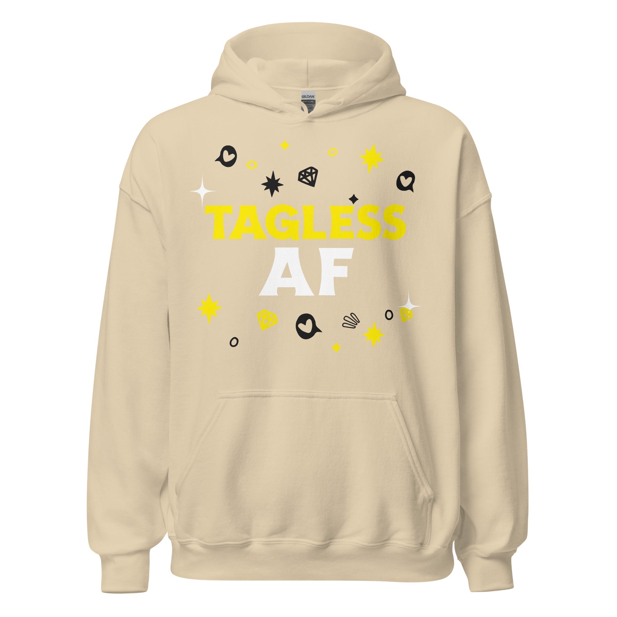 Tagless AF Unisex Hoodie