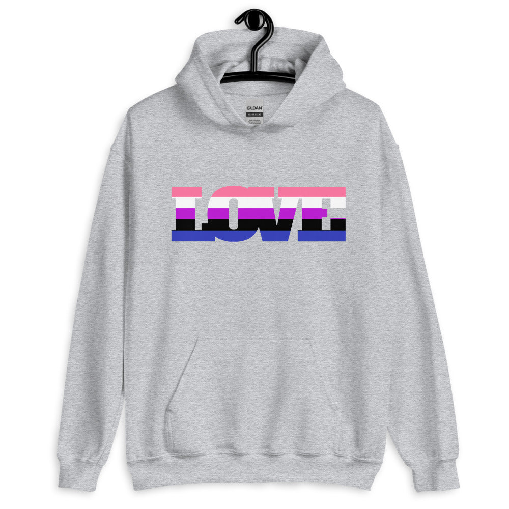 Genderfluid Love Unisex Hoodie