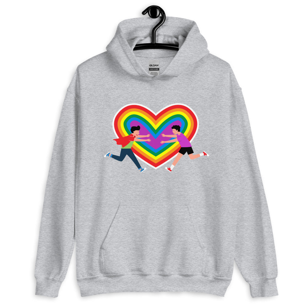 Gay Couple Unisex Hoodie