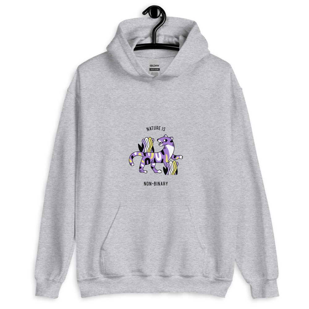 Nature Is Non-Binary Unisex Hoodie