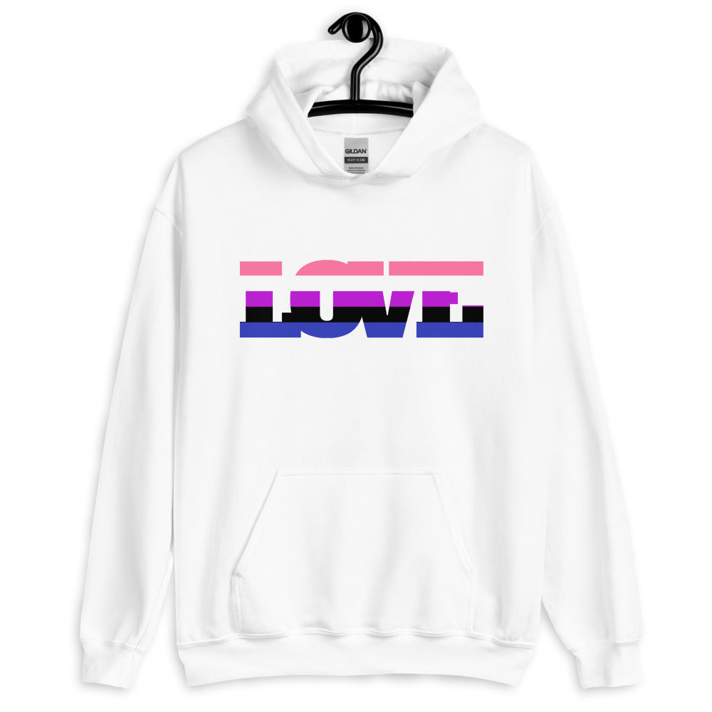Genderfluid Love Unisex Hoodie