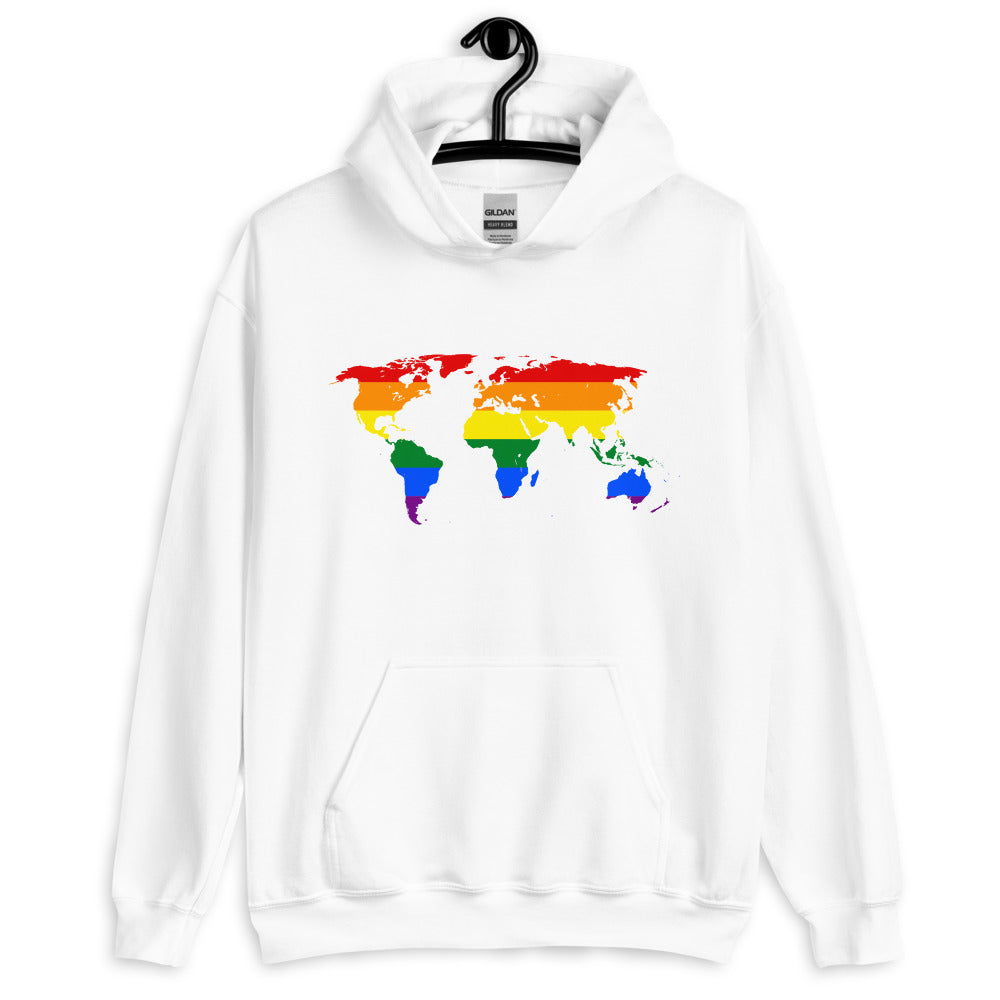 Gay Map Unisex Hoodie