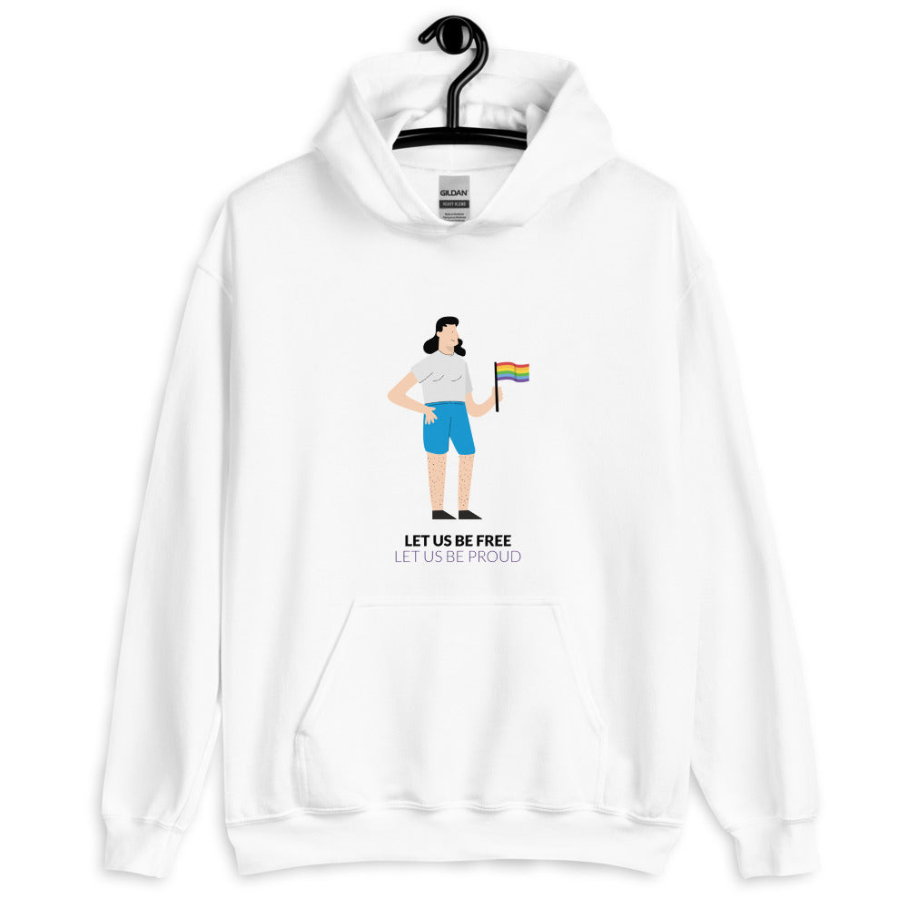Let Us Be Free Let Us Be Proud Unisex Hoodie