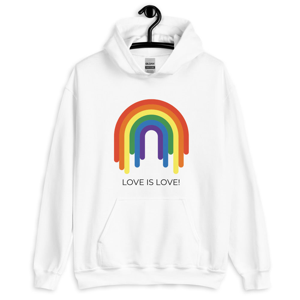 Love Is Love Rainbow Unisex Hoodie
