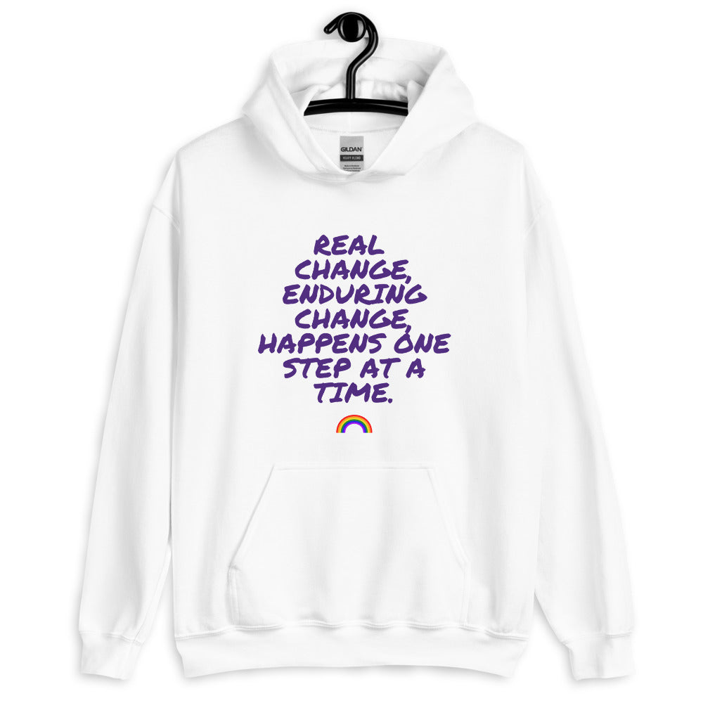 Real Change, Enduring Change Unisex Hoodie