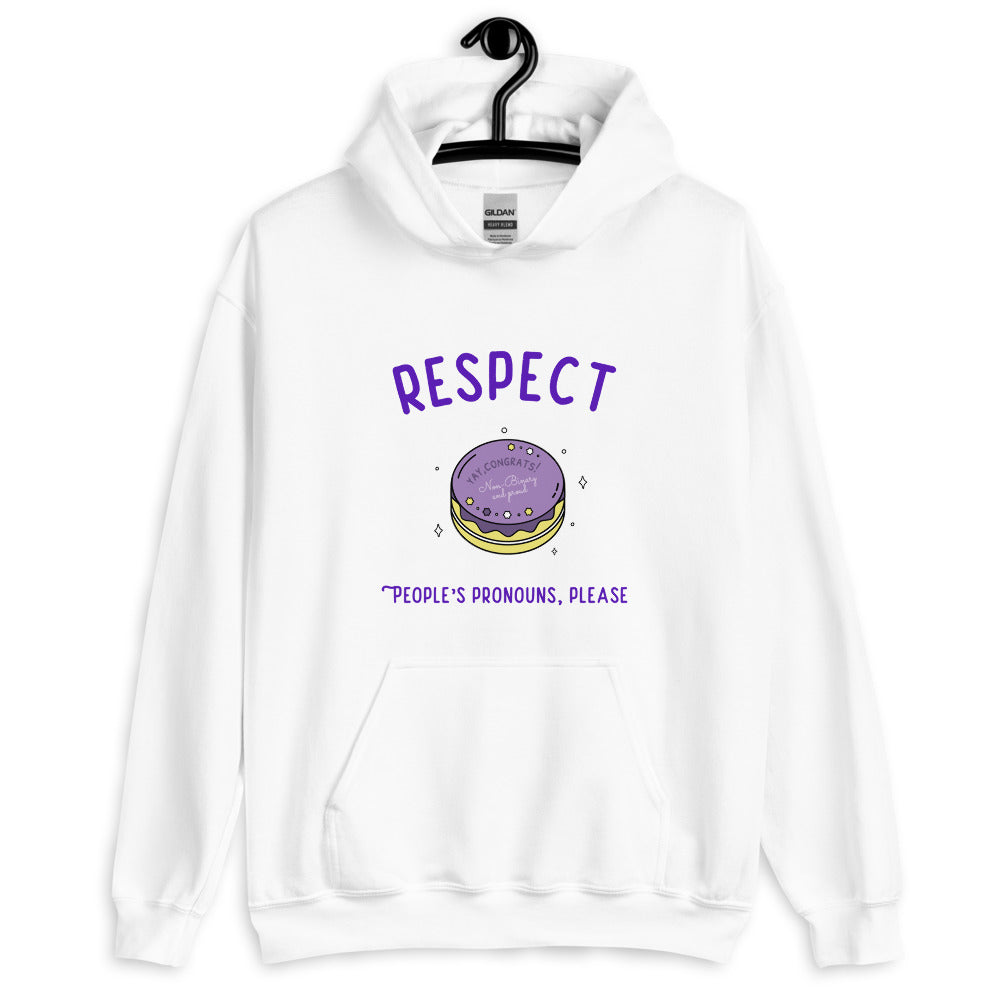 Respect People's Pronouns Please Unisex Hoodie