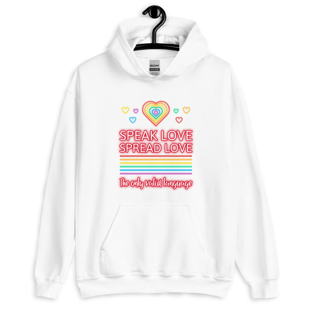 Speak Love Spread Love Unisex Hoodie