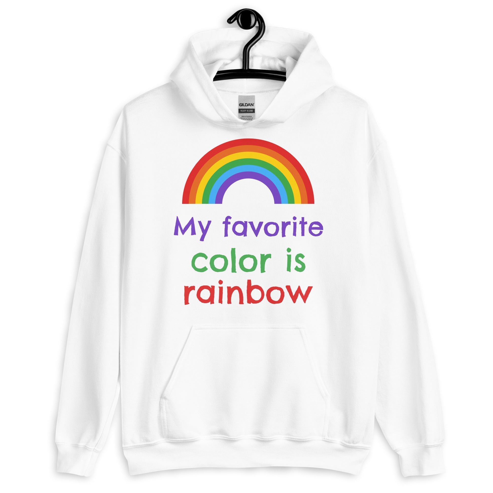 My Favourite Color is Rainbow Unisex Hoodie