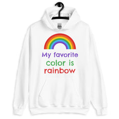 My Favourite Color is Rainbow Unisex Hoodie