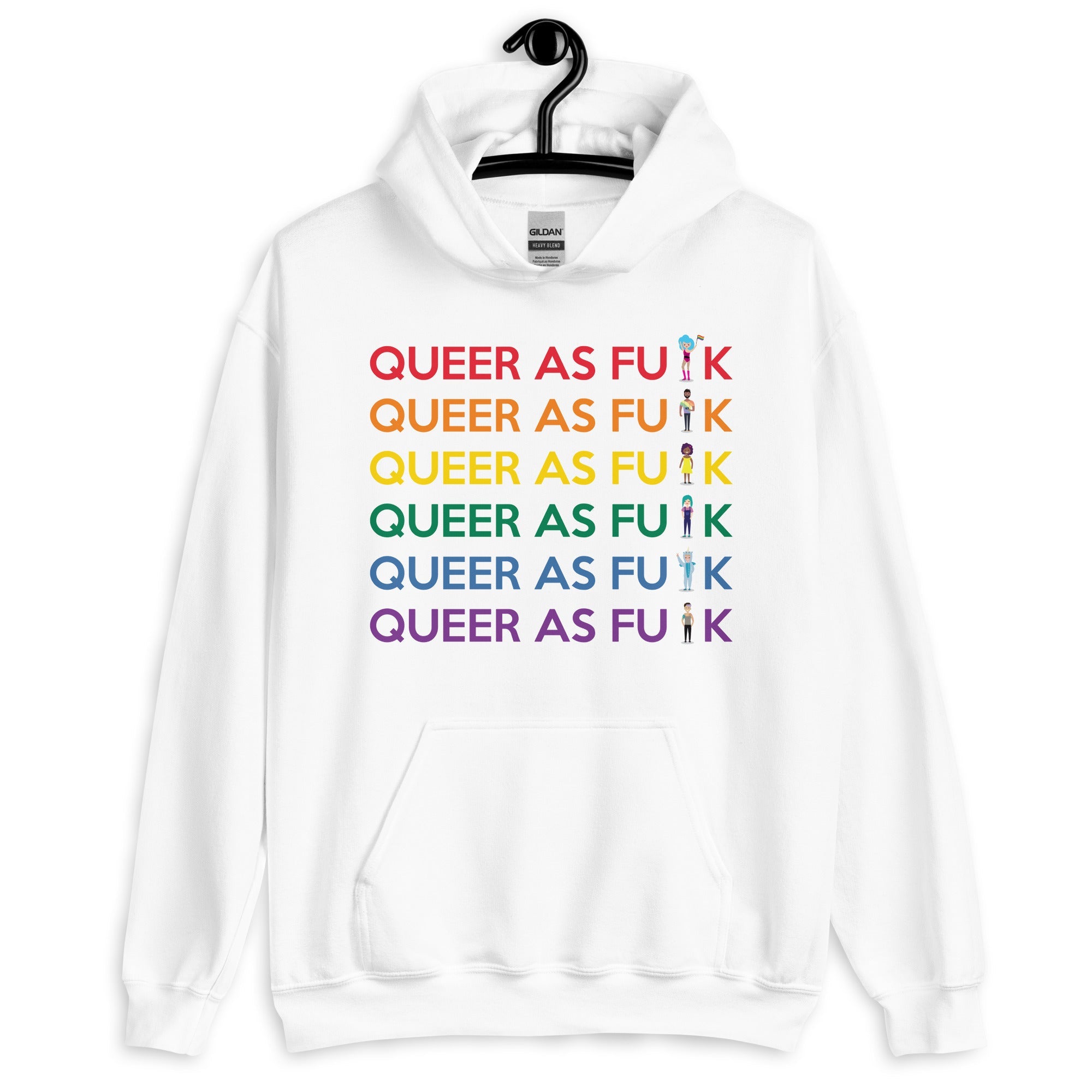Queer As Fu*k Unisex Hoodie