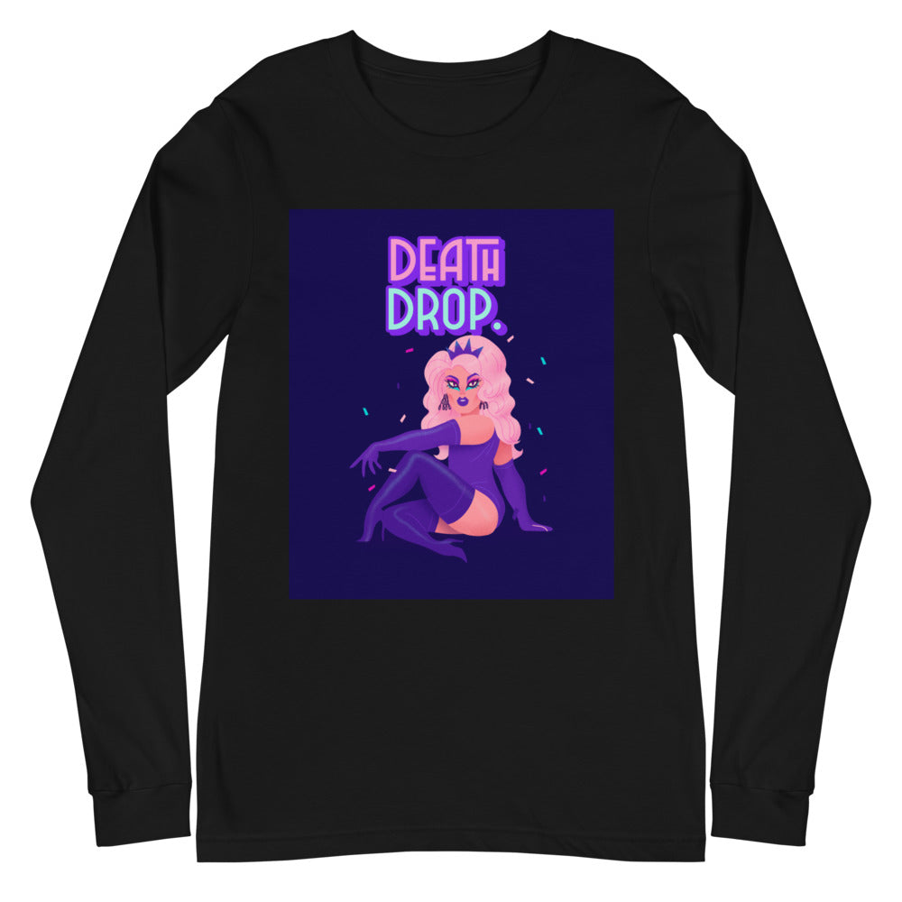 Death Drop Unisex Long Sleeve T-Shirt