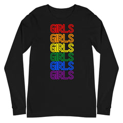 Girls Girls Girls Unisex Long Sleeve T-Shirt