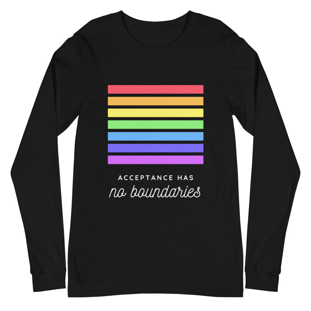 Acceptance Has No Boundaries Unisex Long Sleeve T-Shirt