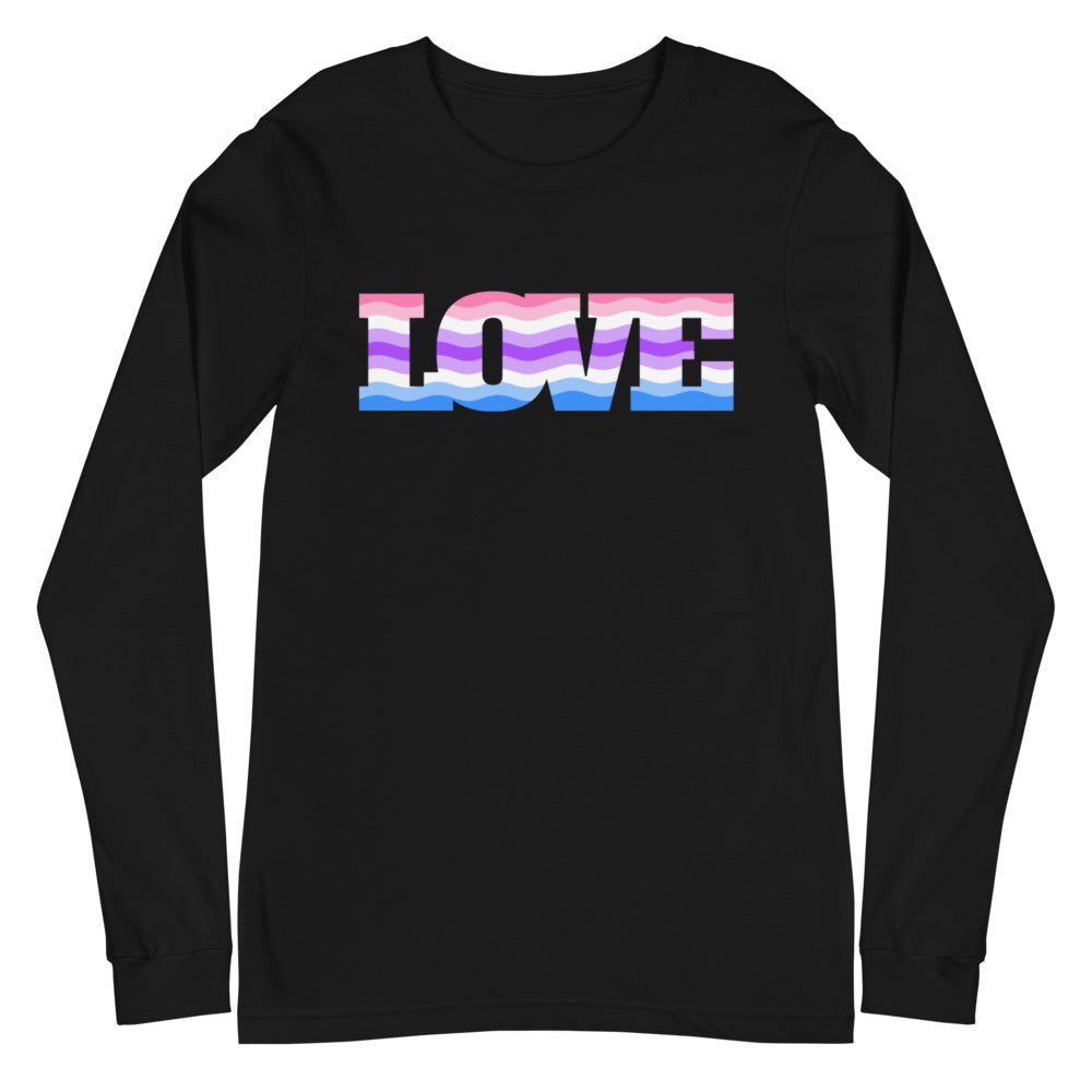 Alternative Genderfluid Love Unisex Long Sleeve T-Shirt