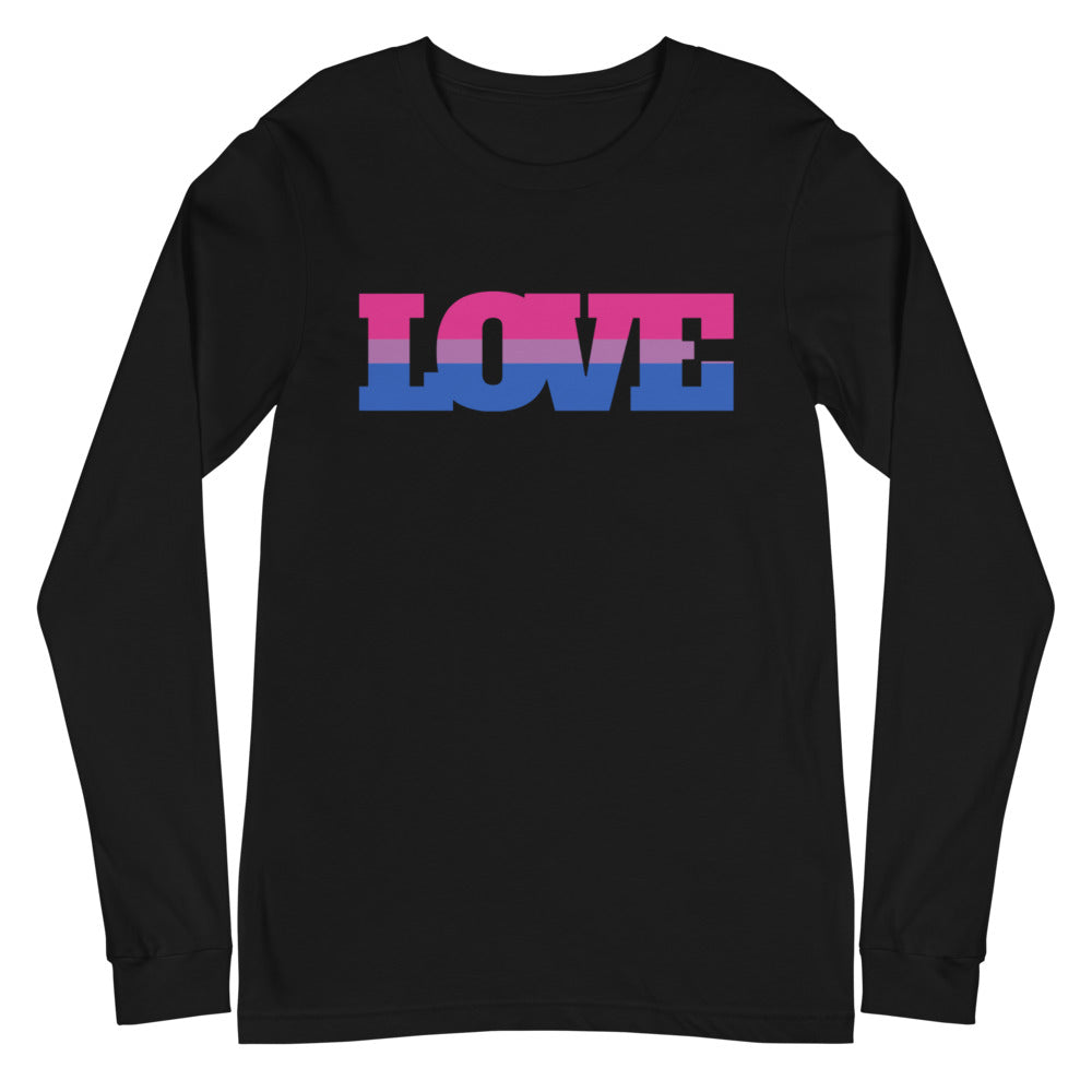 Bisexual Love Unisex Long Sleeve T-Shirt
