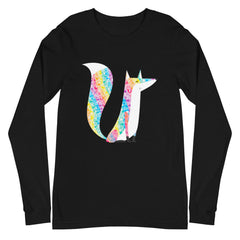 Glitter Fox  Unisex Long Sleeve T-Shirt