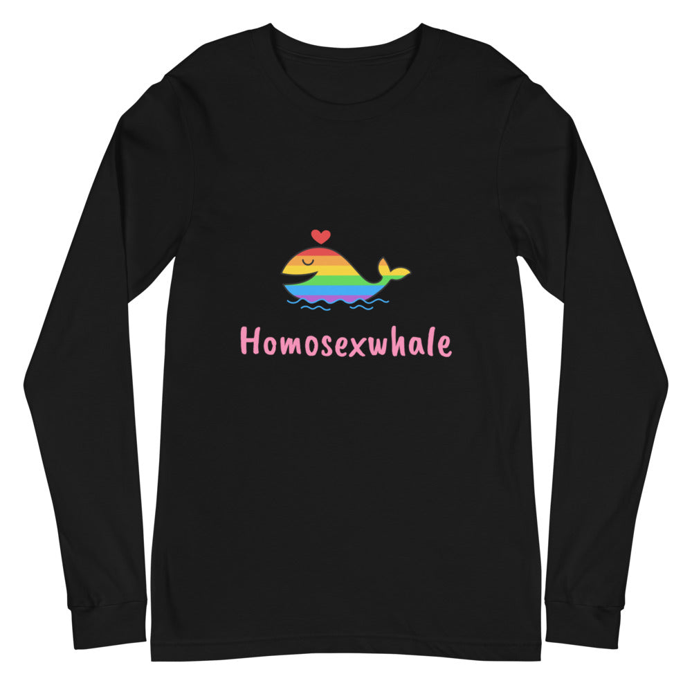 Homosexwhale Unisex Long Sleeve T-Shirt