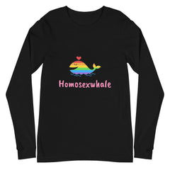 Homosexwhale Unisex Long Sleeve T-Shirt