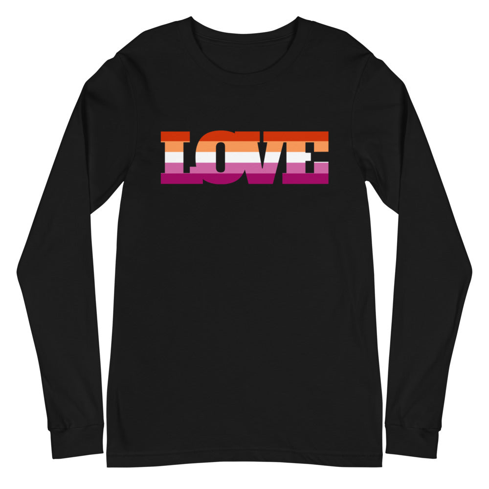 Lesbian Love Unisex Long Sleeve T-Shirt