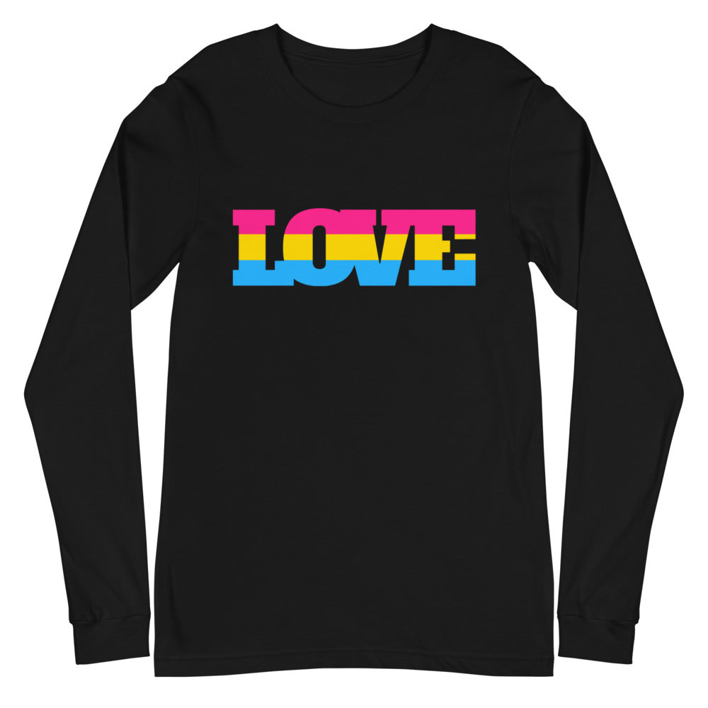 Pansexual Love Unisex Long Sleeve T-Shirt