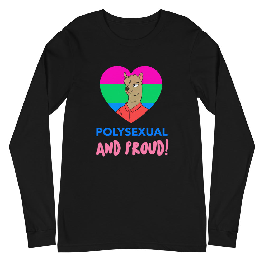 Polysexual And Proud Unisex Long Sleeve T-Shirt
