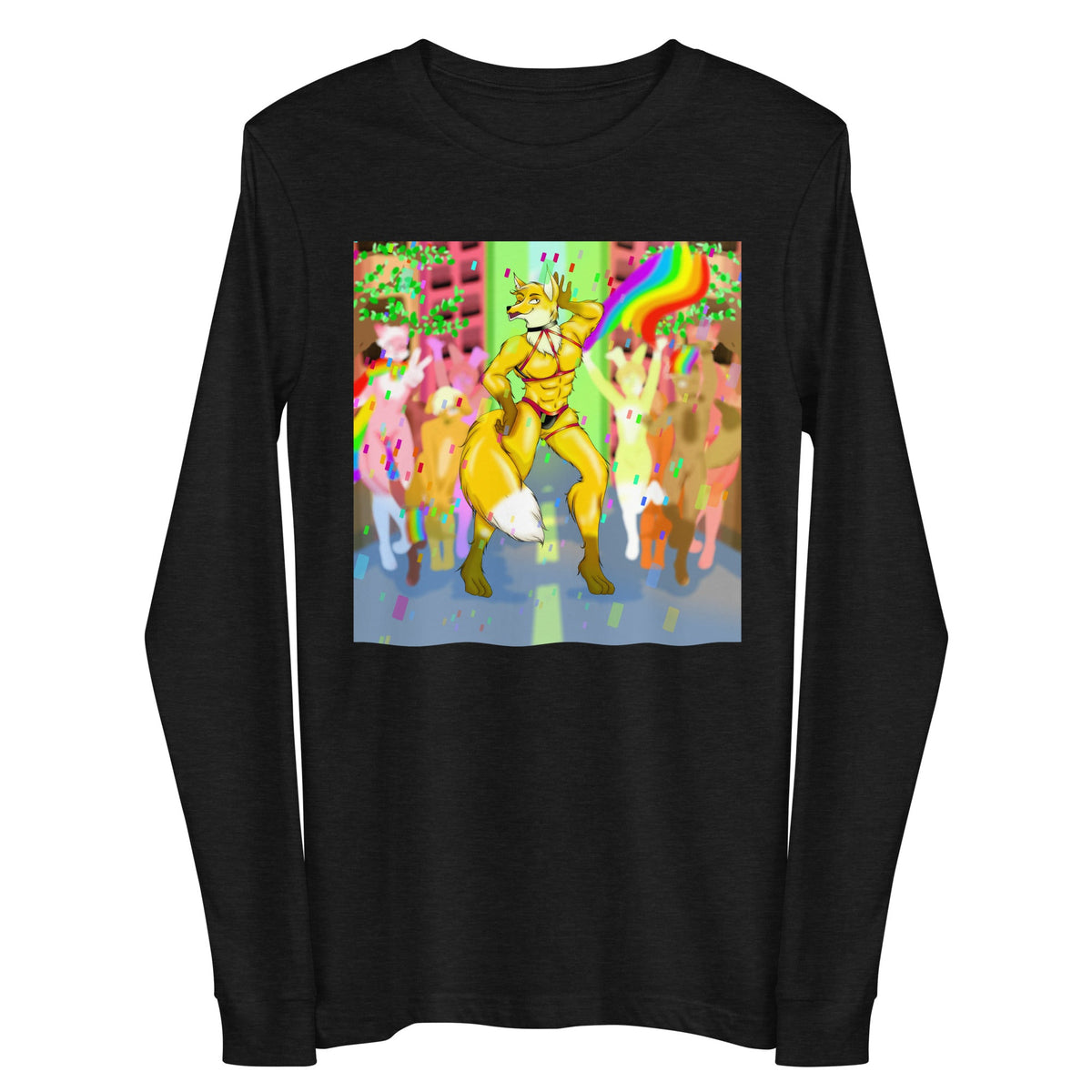 Gay Furry Pride Unisex Long Sleeve Tee