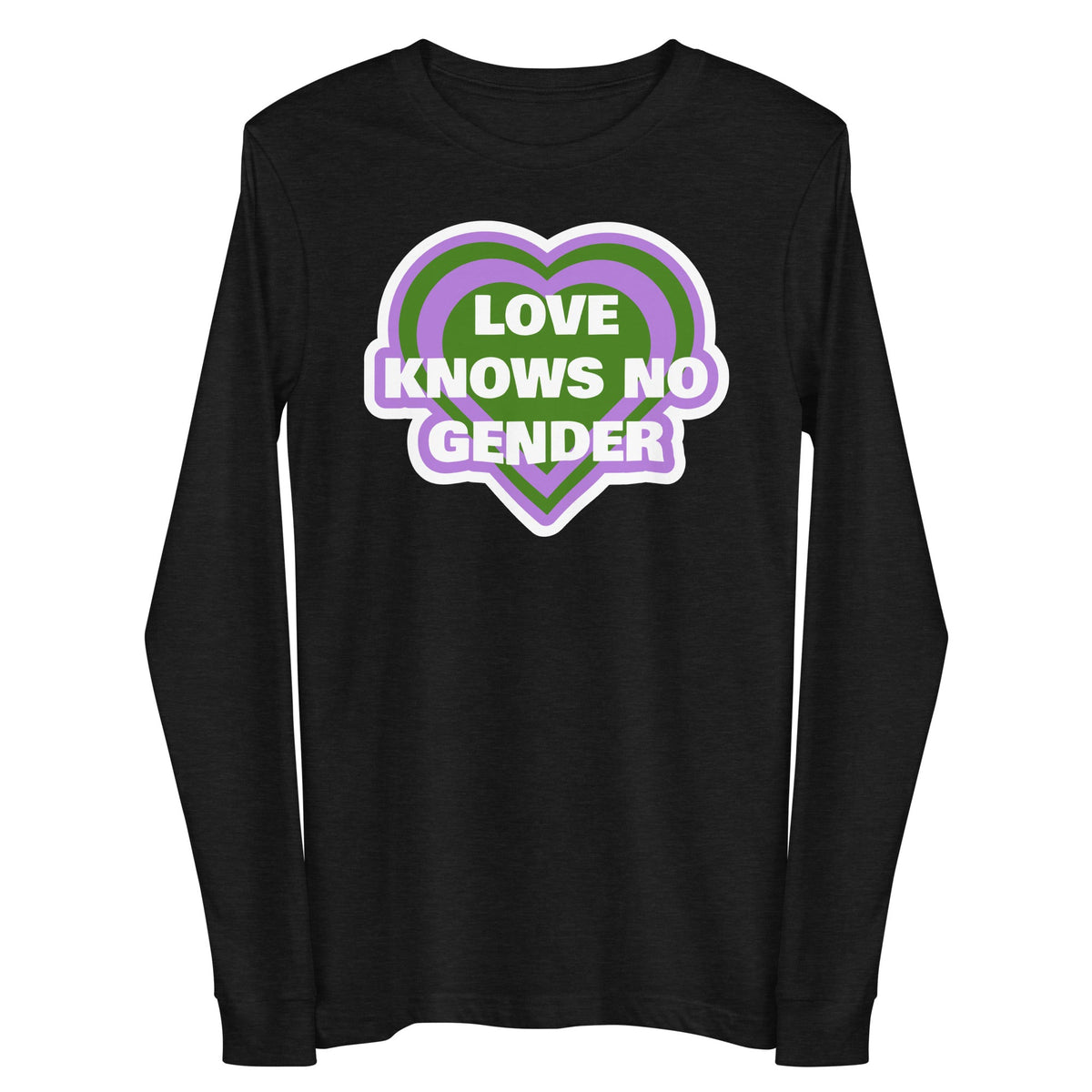 Love Knows No Gender Unisex Long Sleeve Tee