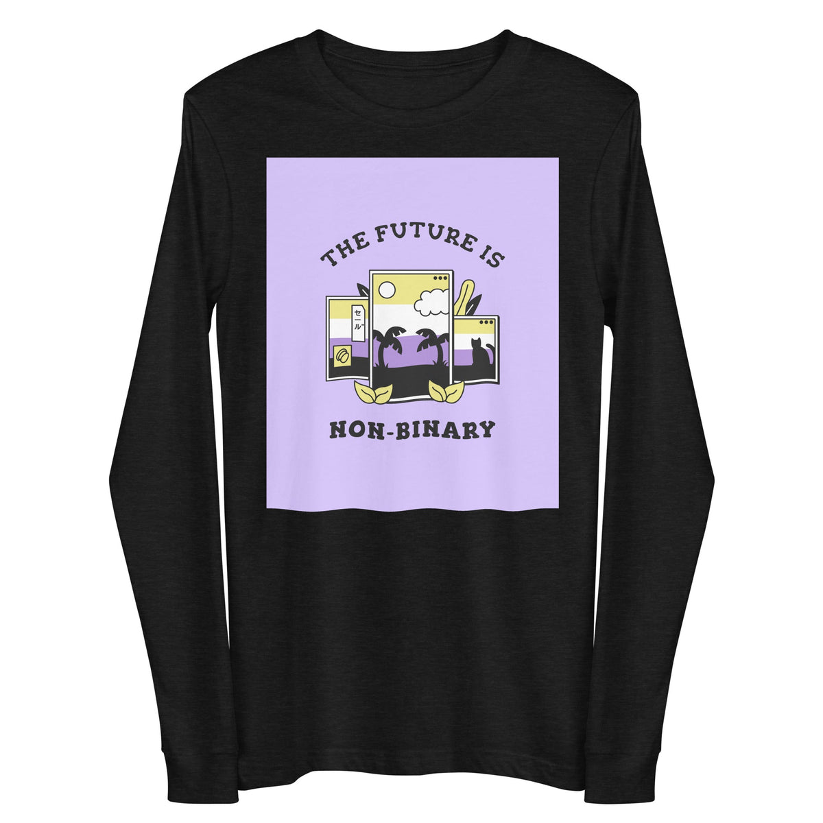 The Future Is Non-binary Unisex Long Sleeve Tee