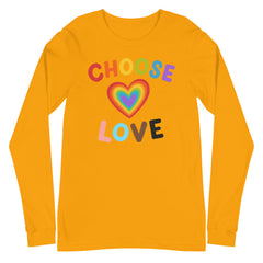 Choose Love Unisex Long Sleeve T-Shirt