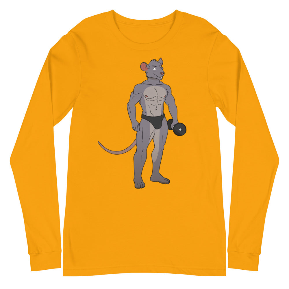 Gay Gym Rat Unisex Long Sleeve T-Shirt