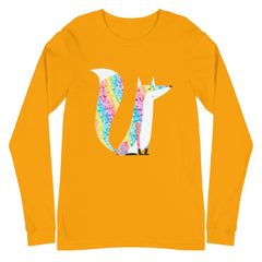 Glitter Fox  Unisex Long Sleeve T-Shirt