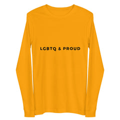 LGBTQ & Proud Unisex Long Sleeve Tee