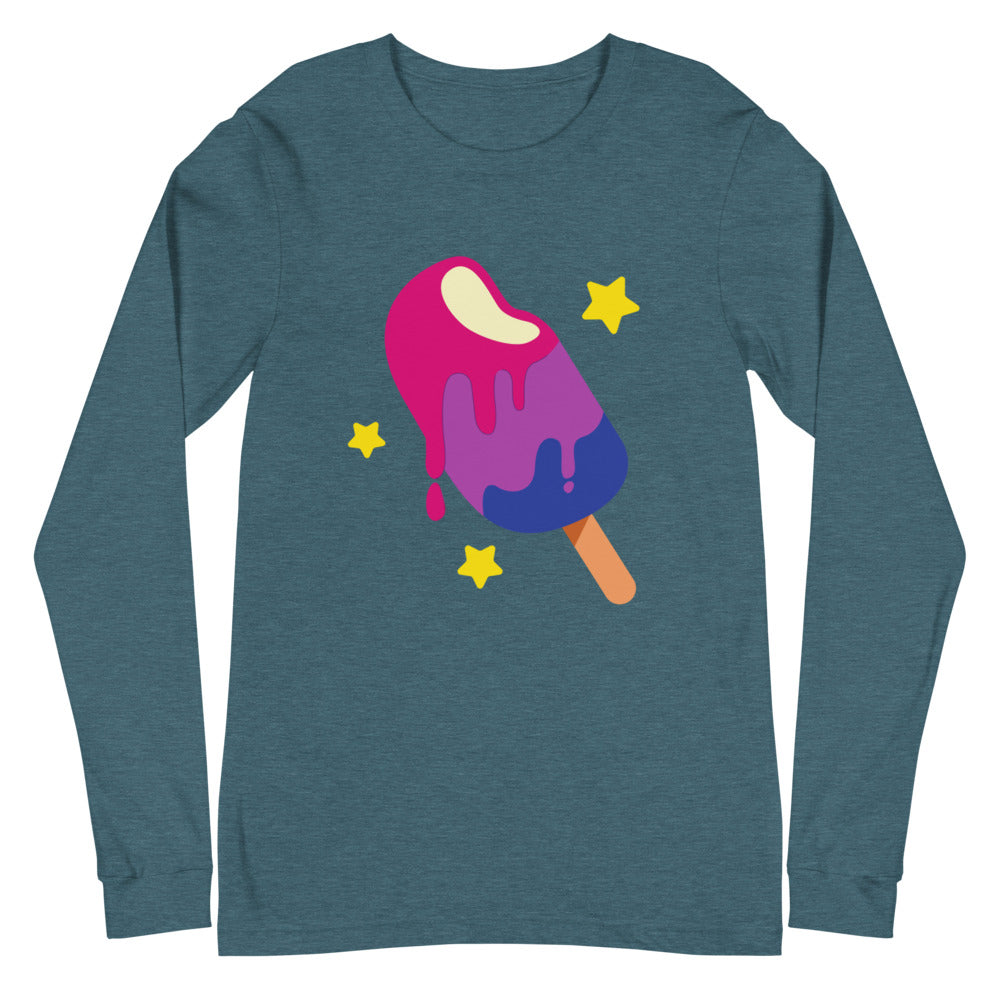 Bisexual Popsicle Unisex Long Sleeve T-Shirt