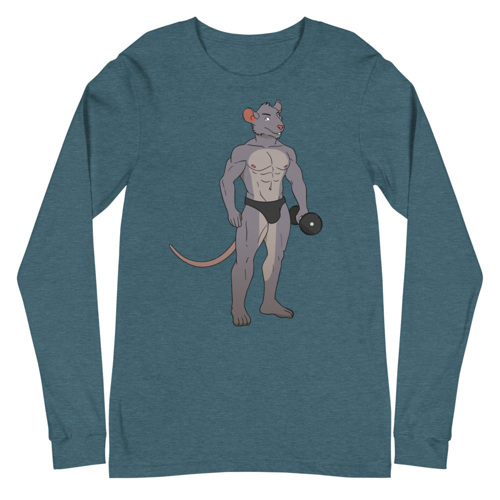 Gay Gym Rat Unisex Long Sleeve T-Shirt