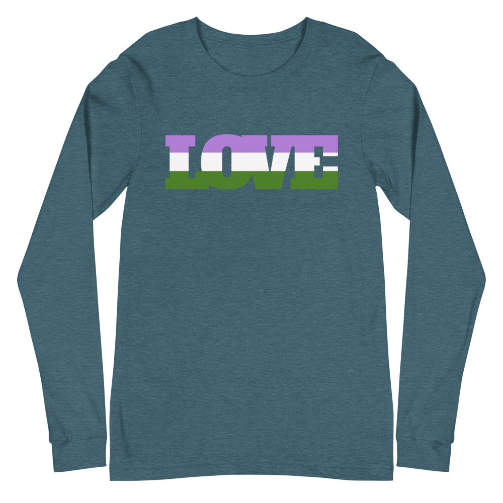 Genderqueer Love Unisex Long Sleeve T-Shirt
