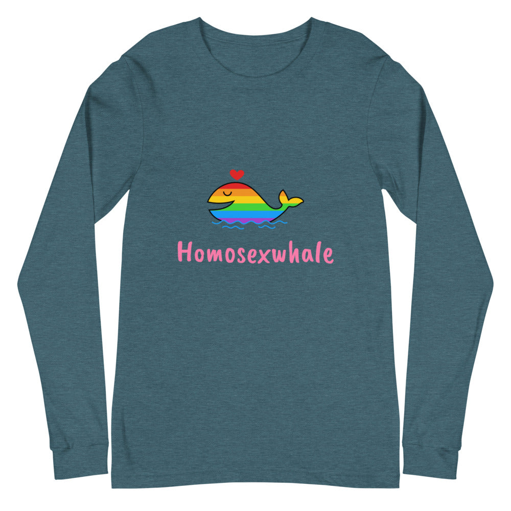 Homosexwhale Unisex Long Sleeve T-Shirt
