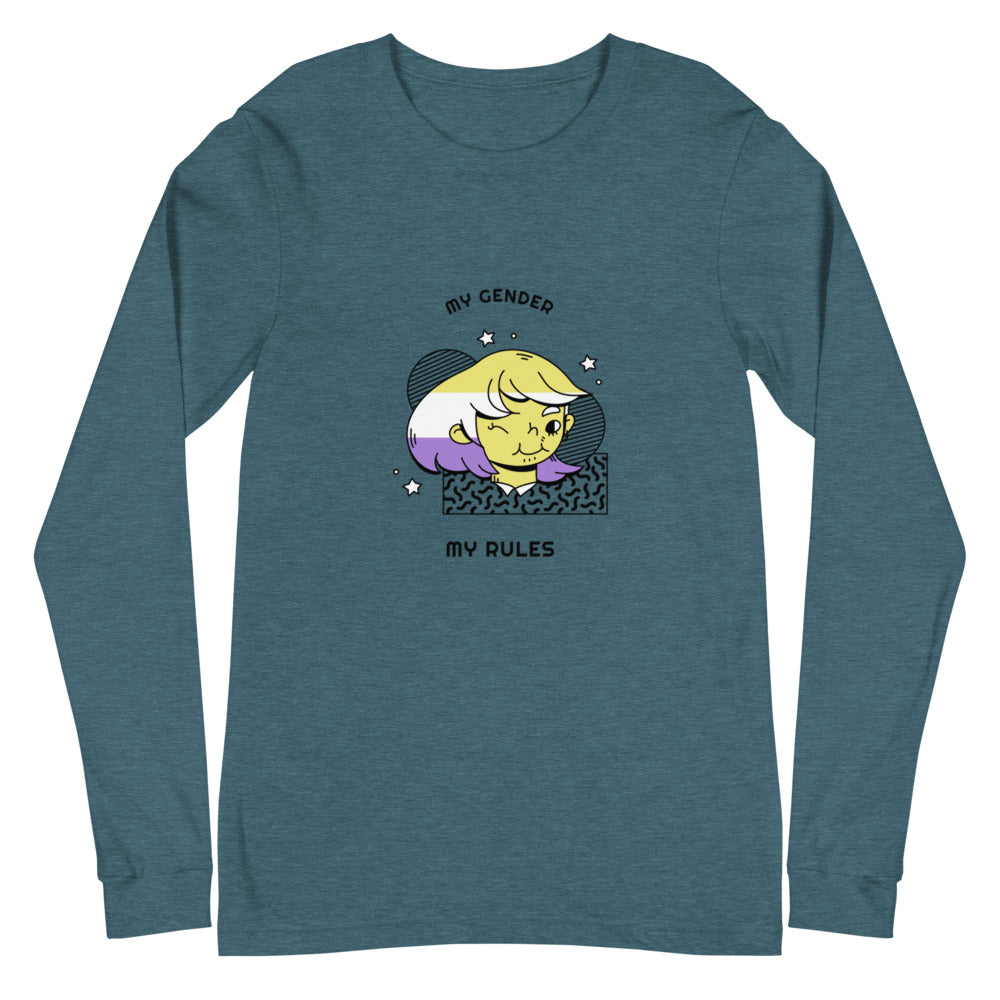My Gender My Rules Unisex Long Sleeve T-Shirt