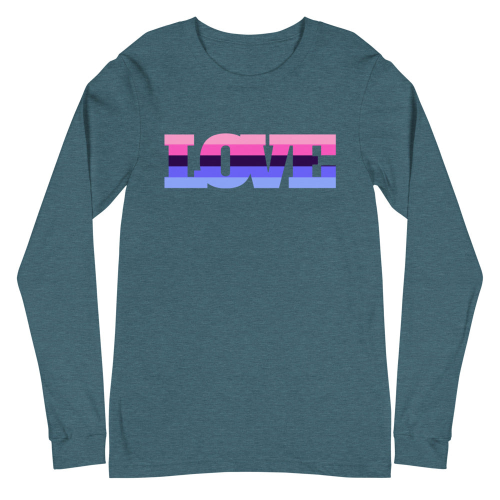 Omnisexual Love Unisex Long Sleeve T-Shirt
