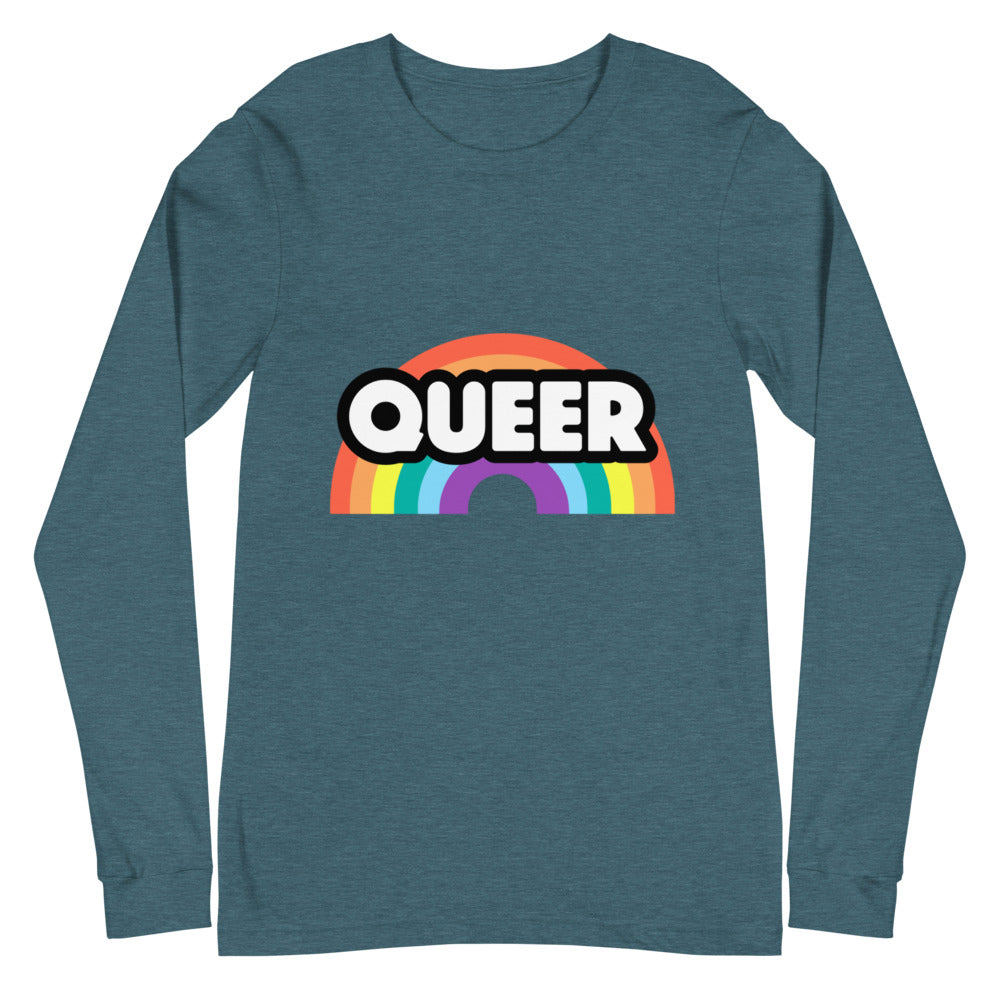 Queer Rainbow Unisex Long Sleeve T-Shirt