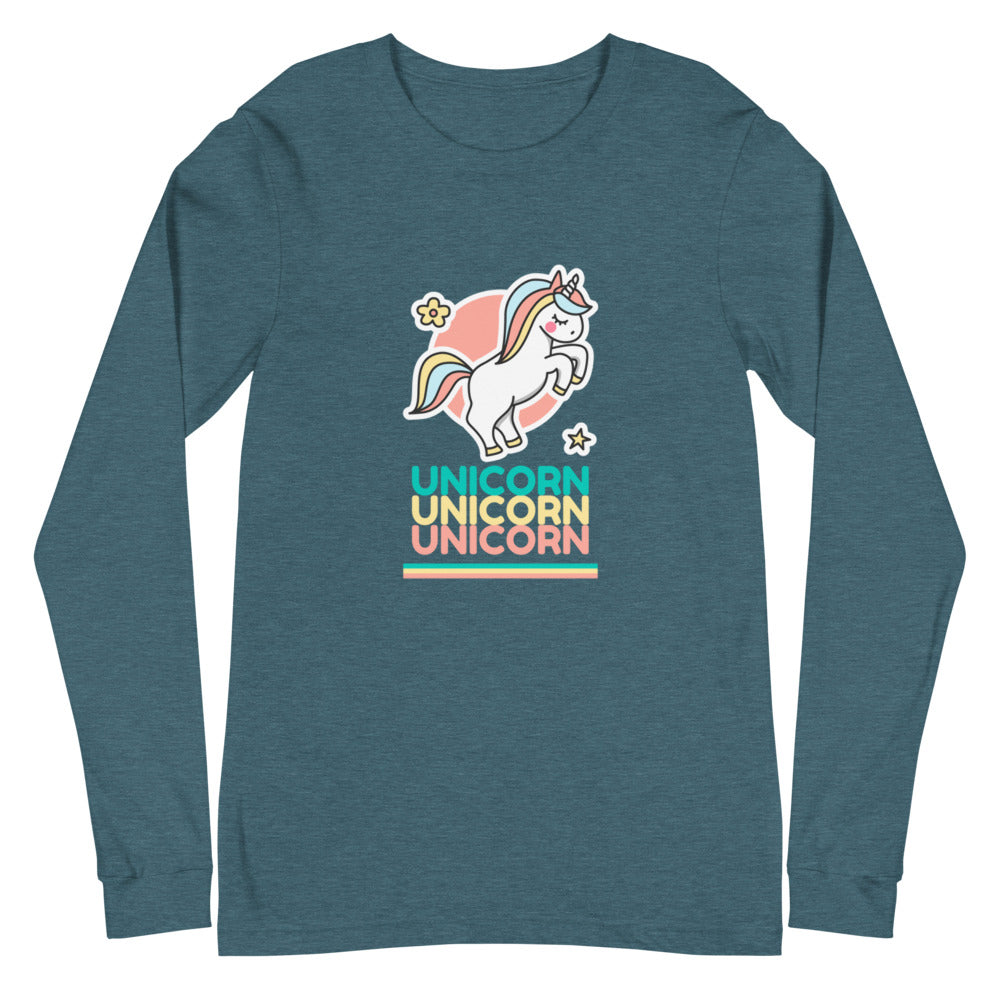 Unicorn Unicorn Unicorn Unisex Long Sleeve T-Shirt