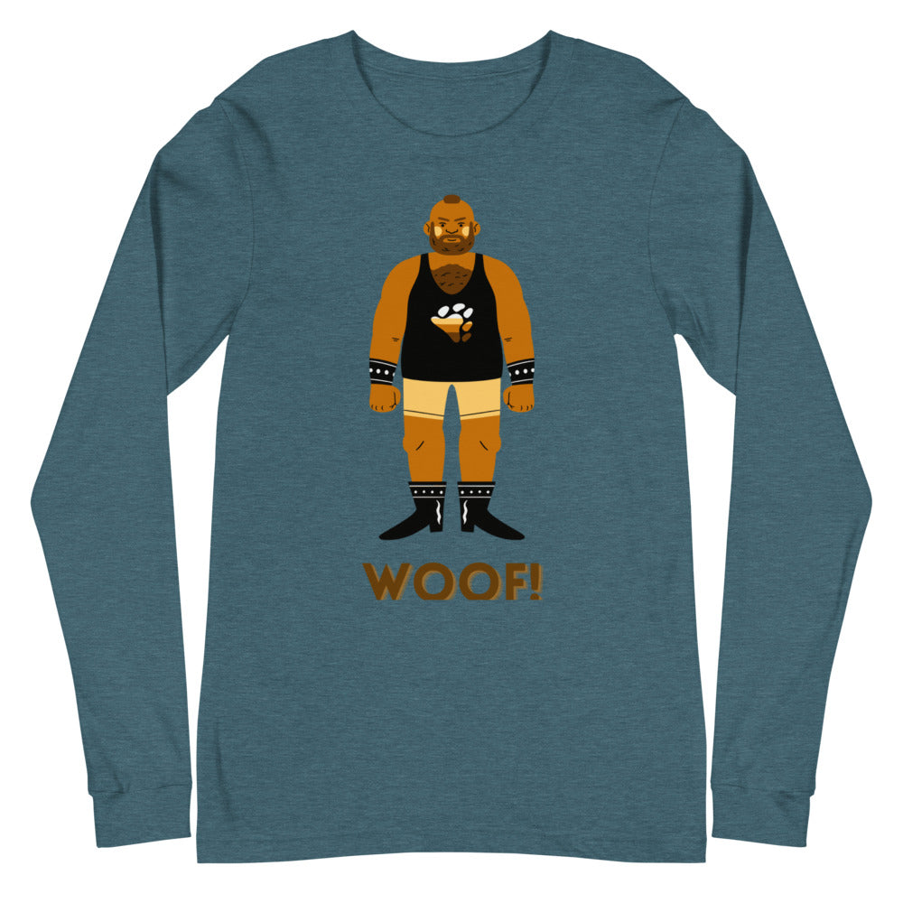 Woof! Gay Bear Unisex Long Sleeve T-Shirt