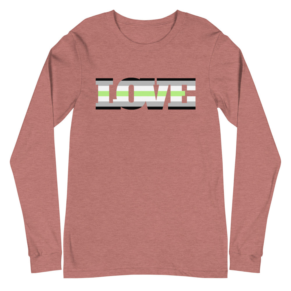 Agender Love Unisex Long Sleeve T-Shirt