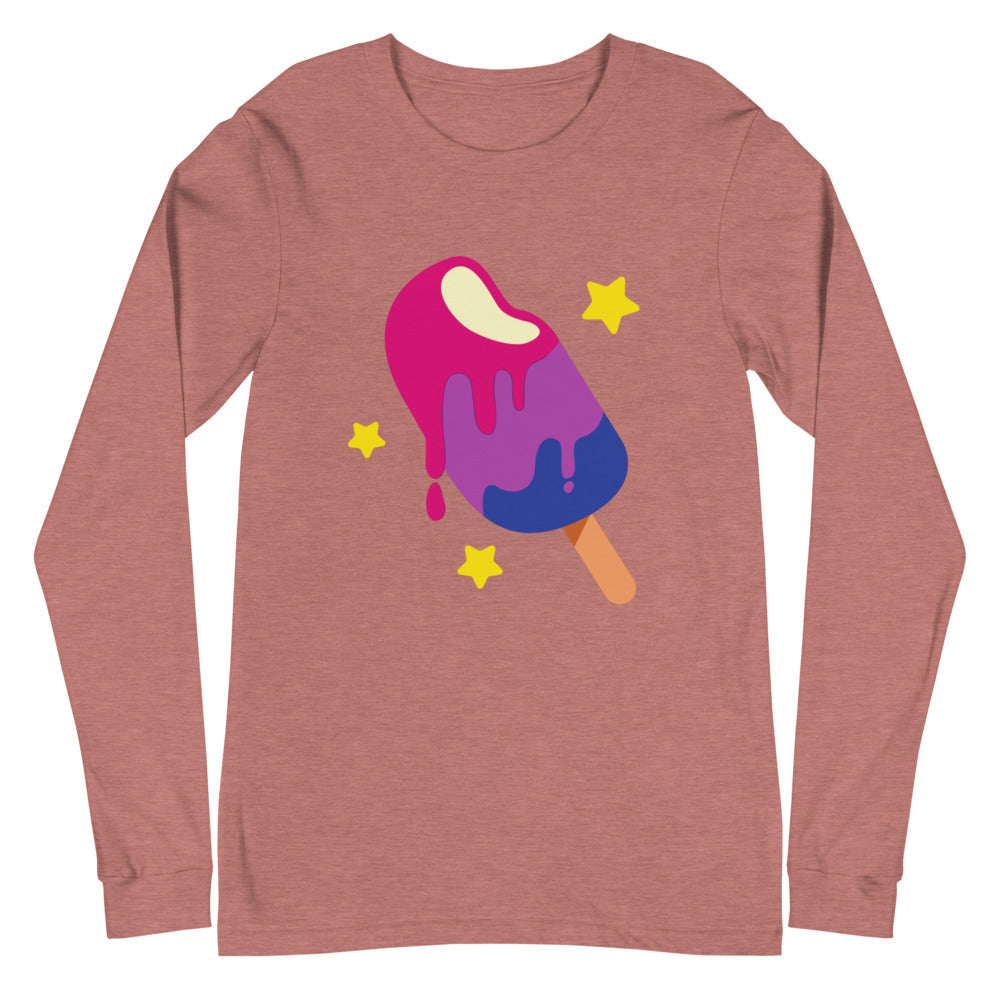 Bisexual Popsicle Unisex Long Sleeve T-Shirt