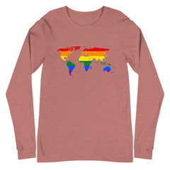 Gay Map Unisex Long Sleeve T-Shirt