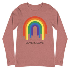 Love Is Love Rainbow Unisex Long Sleeve T-Shirt